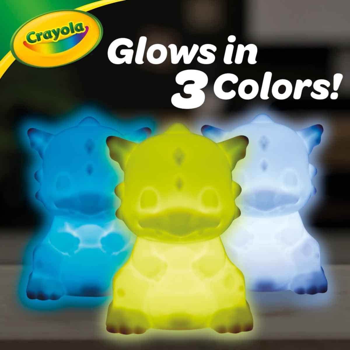 Crayola Light Ups - Glow in The Dark Dragon Playset Unisex, 5-7 Years