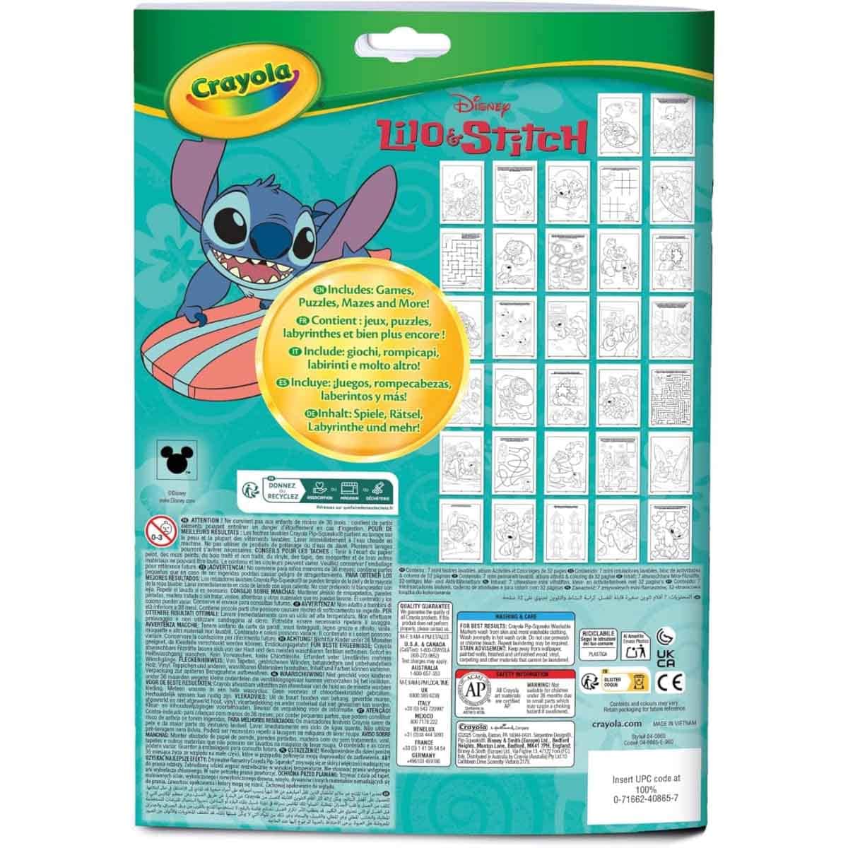 Crayola Lilo & Stitch Coloring & Activity Set Unisex, 3-4 Years