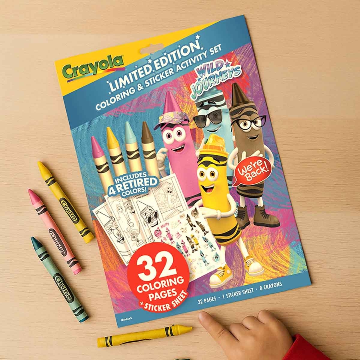 Crayola Limited Edition Activity Set with Original Silly Putty & Crayons Bundle Pack Unisex, 3-4 Years