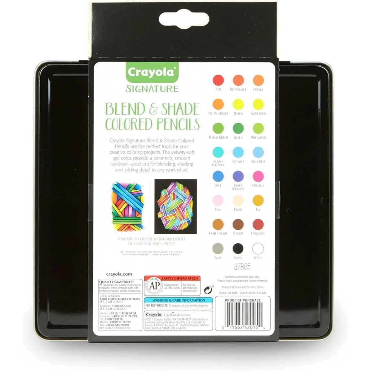 كرايولا مجموعة أقلام تلوين إصدار محدود ودمج وتظليل مع طقم ملصقات وتلوين مجموعة، للجنسين، 5-7 سنوات
