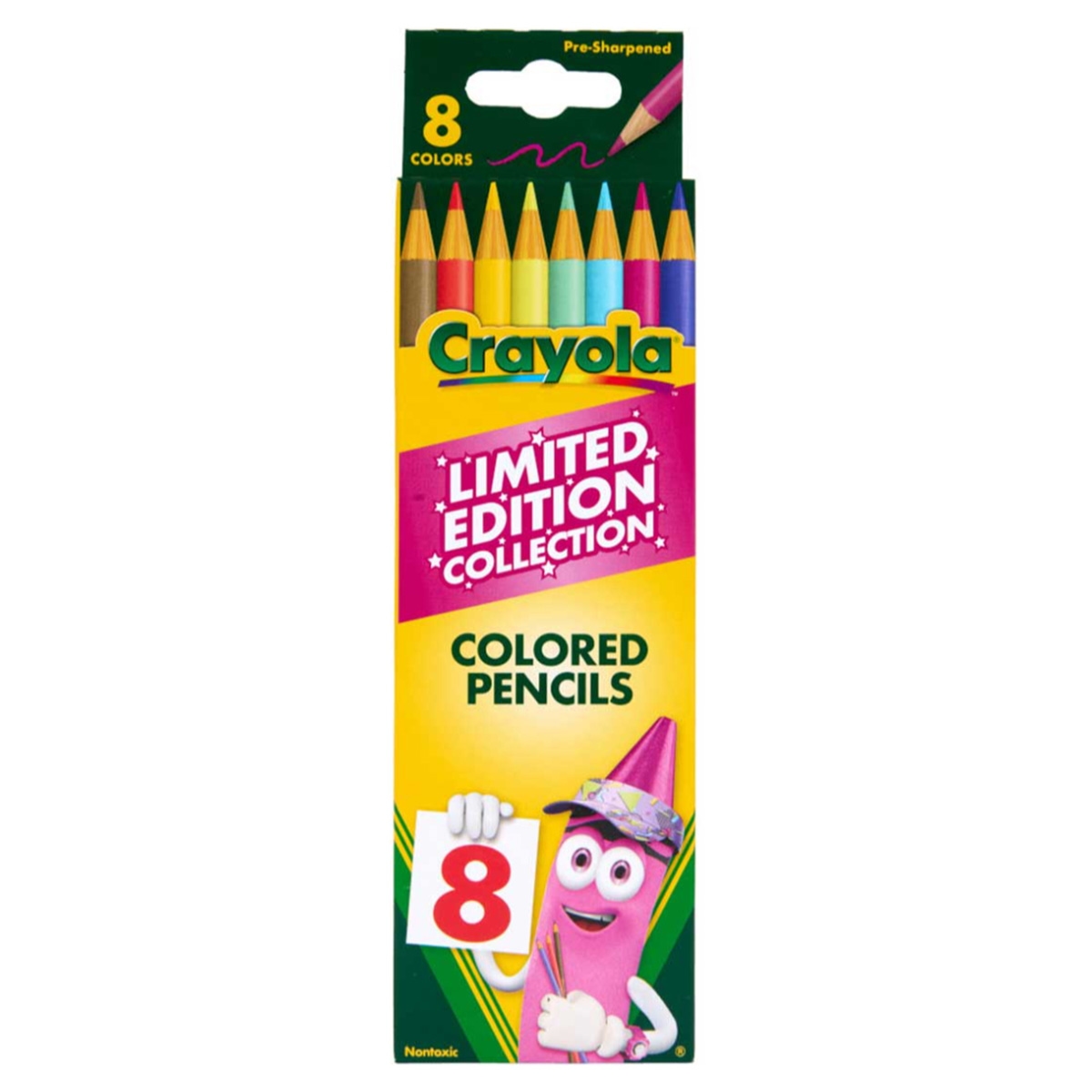 Crayola Limited Edition Collection Colored Pencils Unisex, 5-7 Years, Pack of 8
