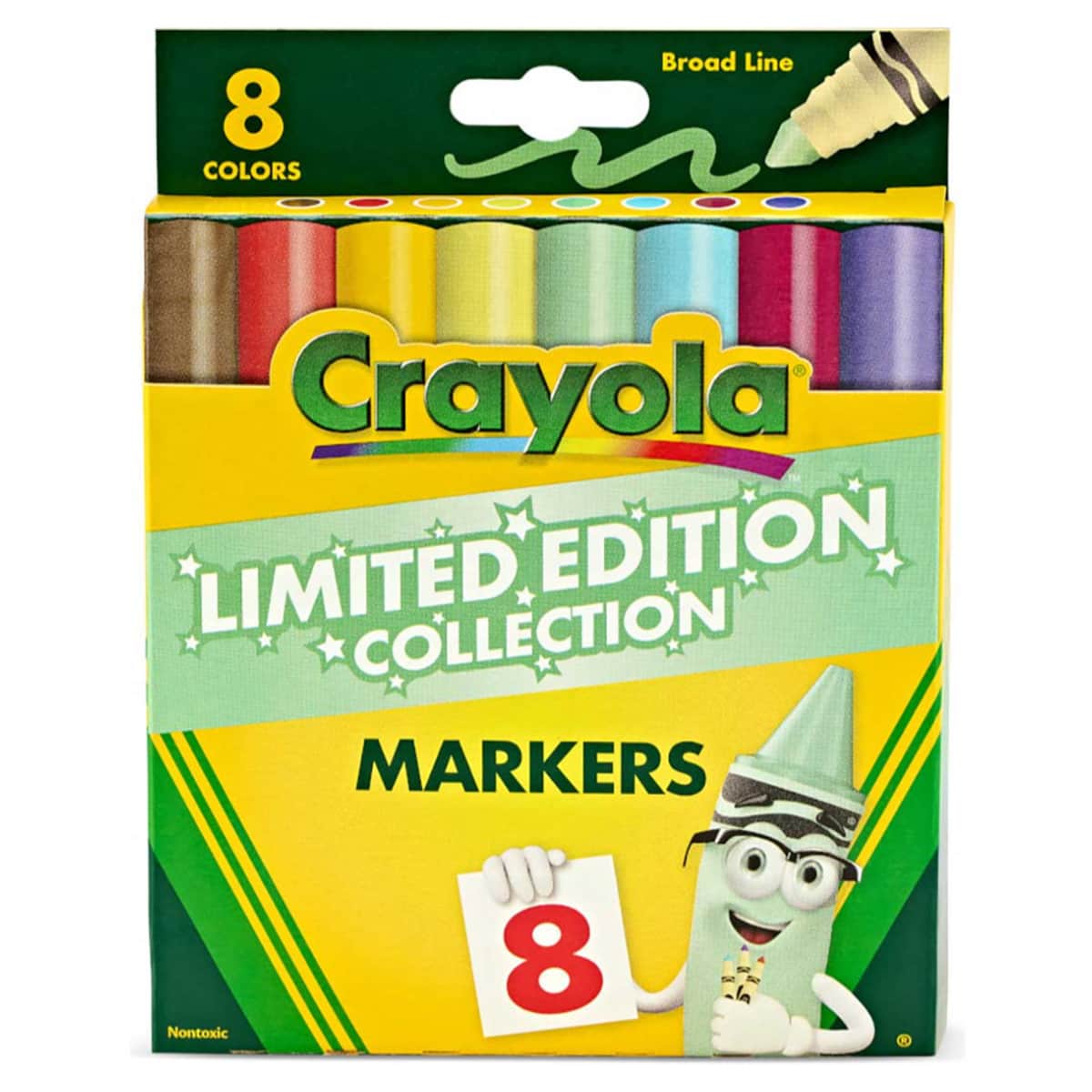 Crayola Limited Edition Collection Markers Unisex, 3-4 Years, Pack of 8