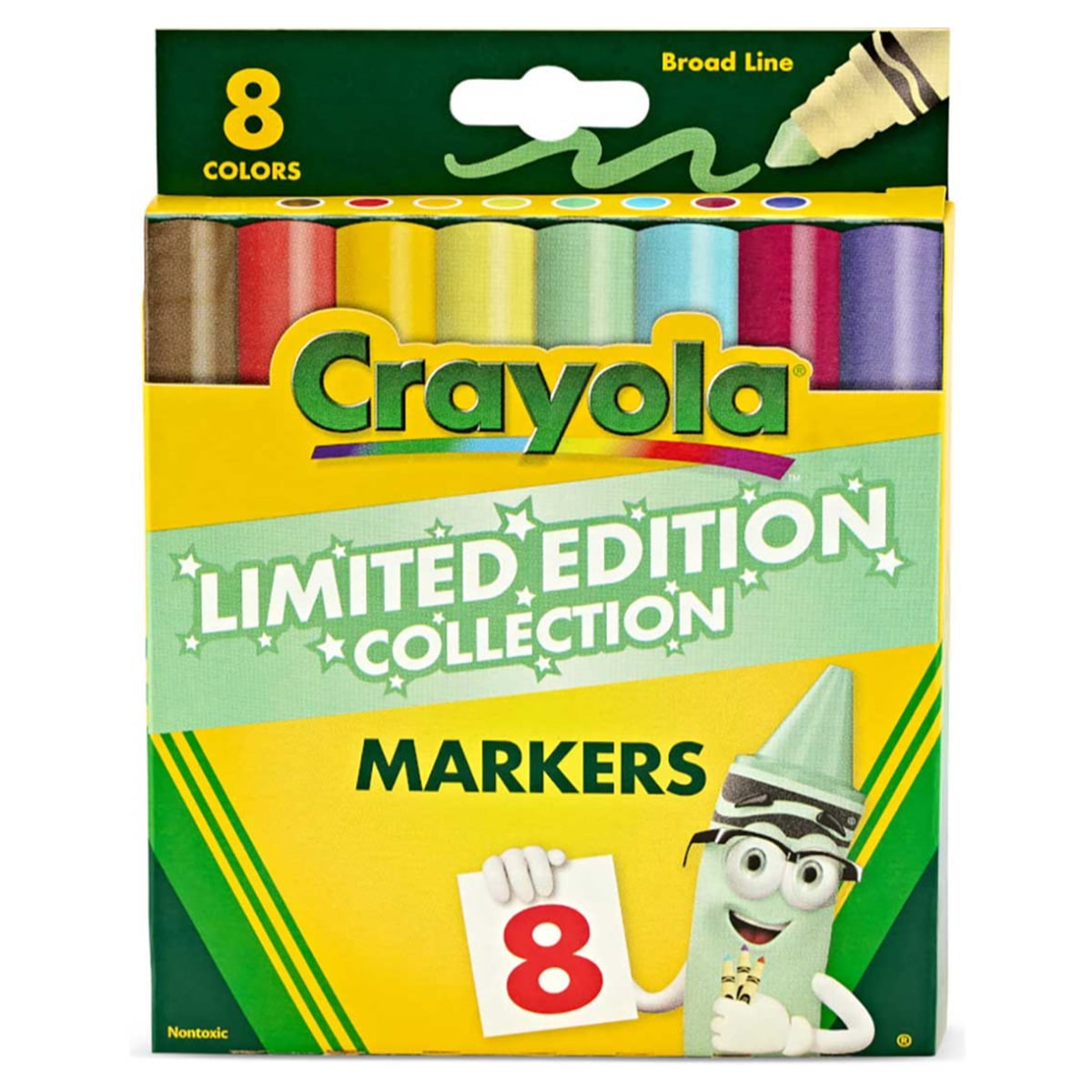 Crayola Limited Edition Collection Markers Unisex, 3-4 Years, Pack of 8