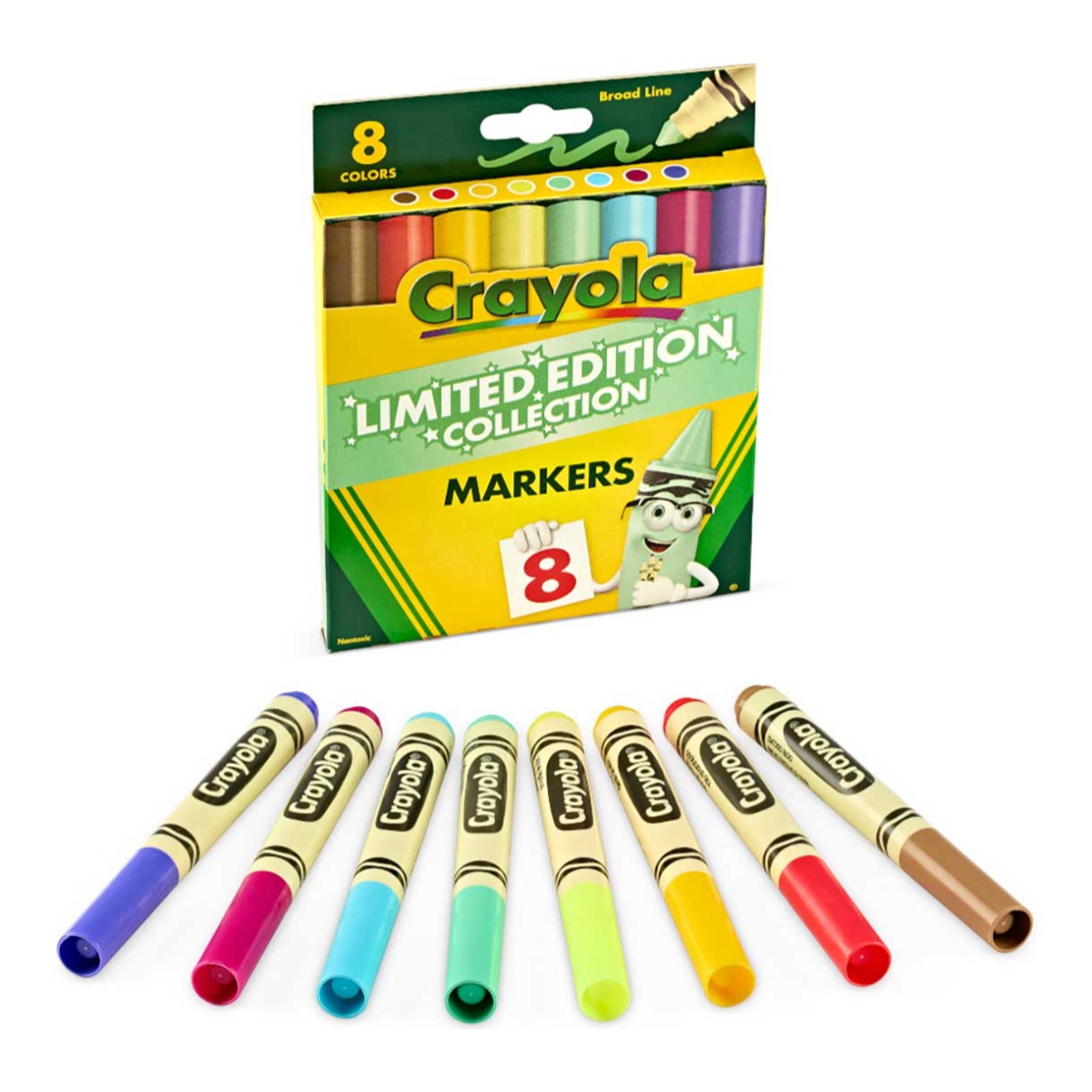 Crayola Limited Edition Collection Markers Unisex, 3-4 Years, Pack of 8