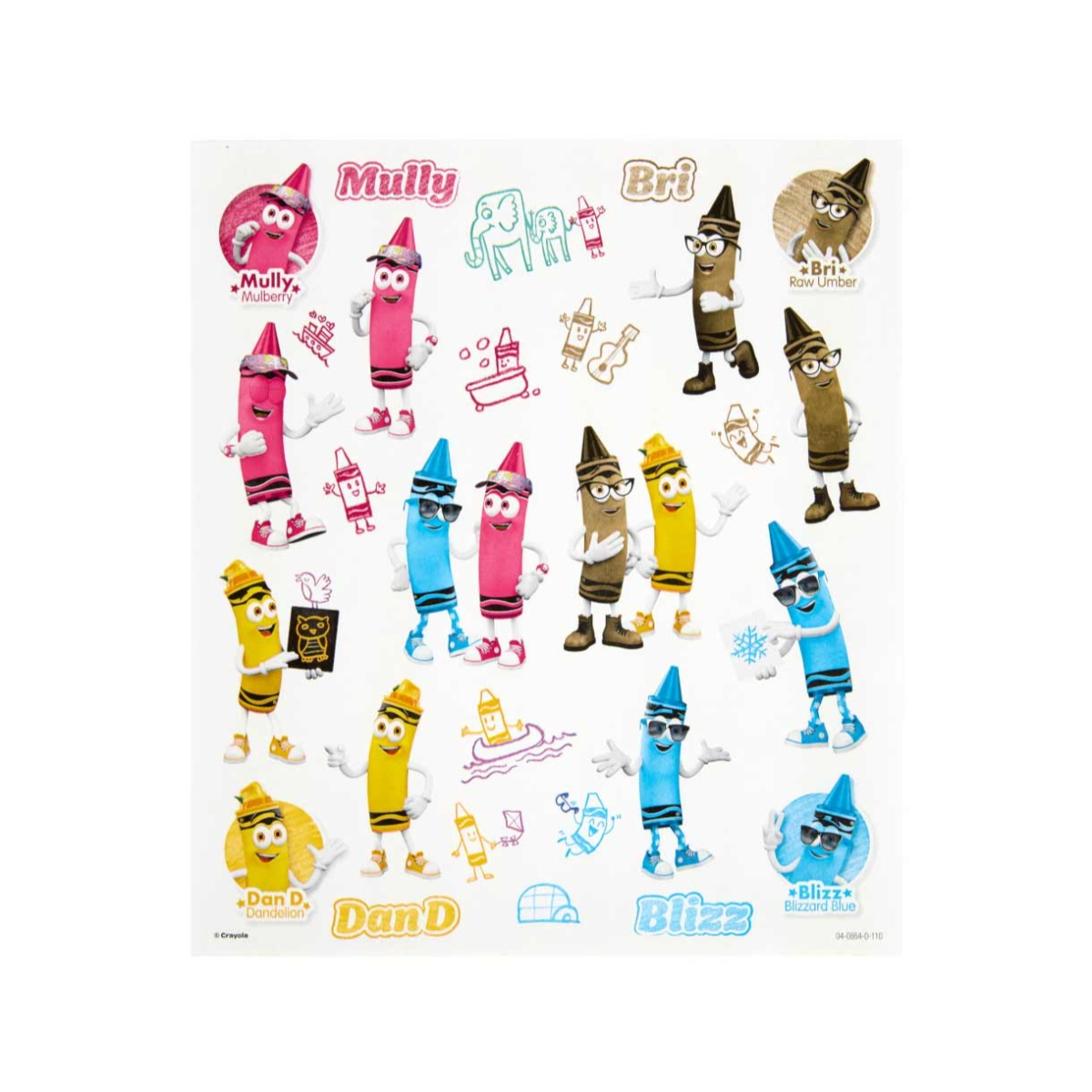 كرايولا مجموعة تلوين وملصقات إصدار محدود، للجنسين، من عمر 3 إلى 4 سنوات