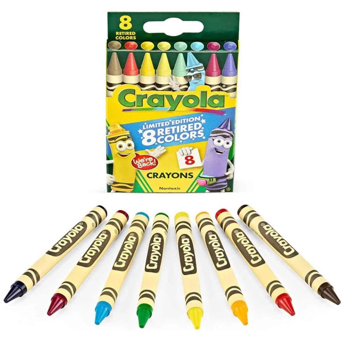 Crayola Limited Edition Crayons Unisex, 3-4 Years, Pack of 8