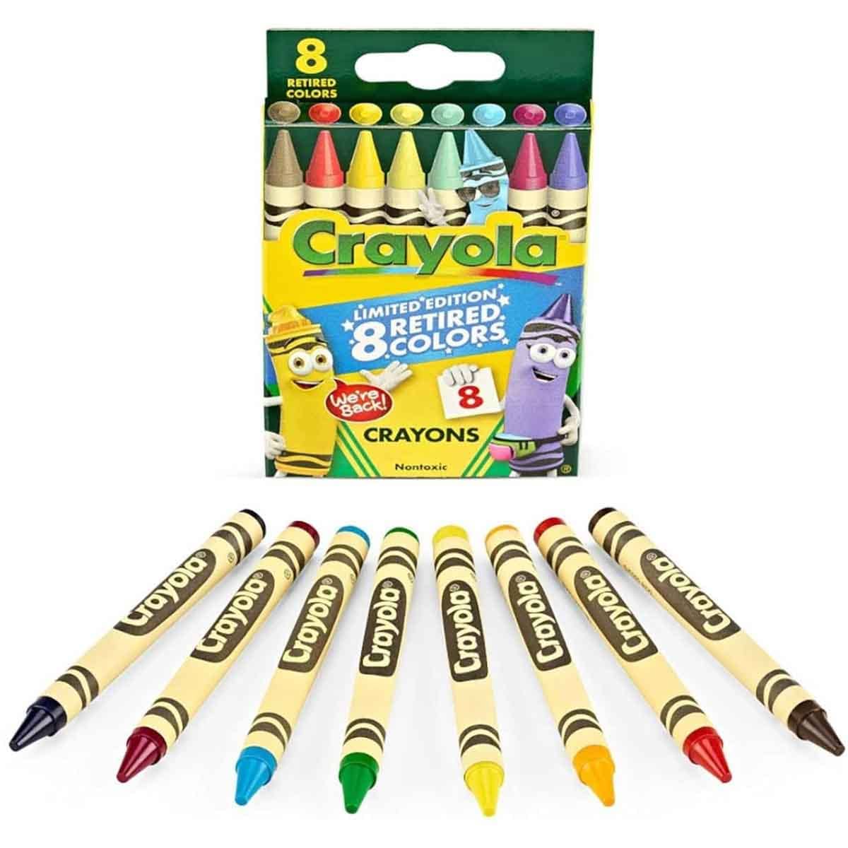 Crayola Limited Edition Crayons Unisex, 3-4 Years, Pack of 8