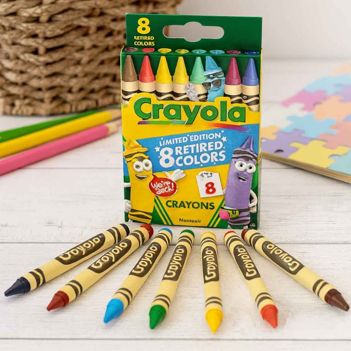 Crayola Limited Edition Crayons Unisex, 3-4 Years, Pack of 8