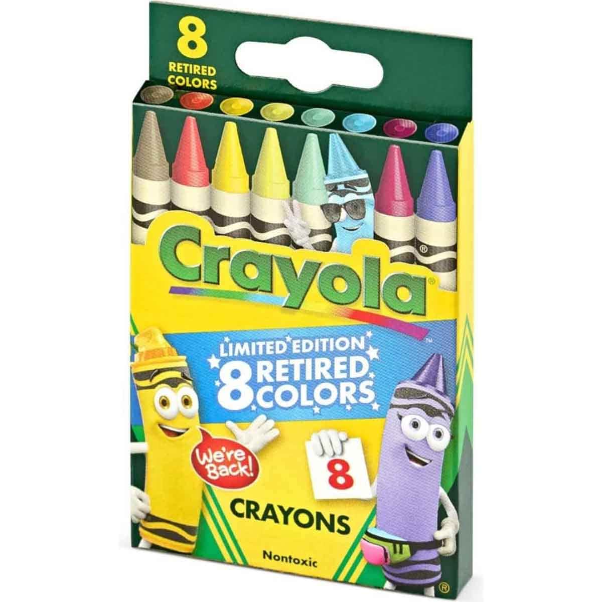 Crayola Limited Edition Crayons Unisex, 3-4 Years, Pack of 8