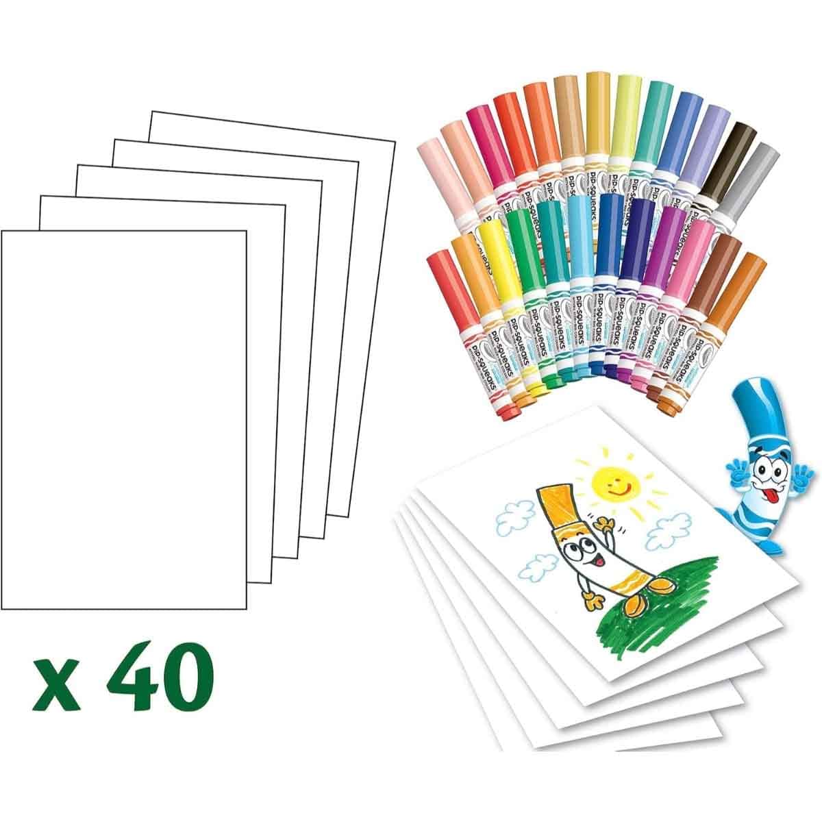 Crayola Limited Edition Crayons with Imagination Art Set & Drawing Set Bundle Pack Unisex, 5-7 Years