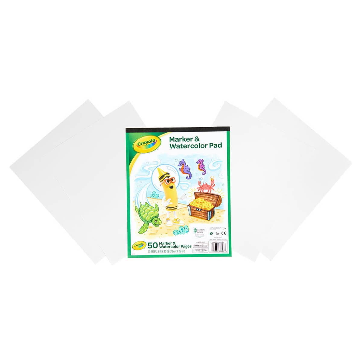 Crayola Marker & Watercolour Pad Unisex, 3-4 Years