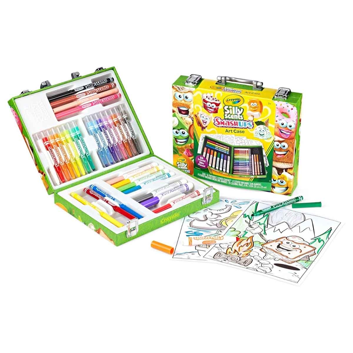 Crayola Mini Art Case with Coloring & Activity Set & Crayons Bundle Pack Unisex, 3-4 Years