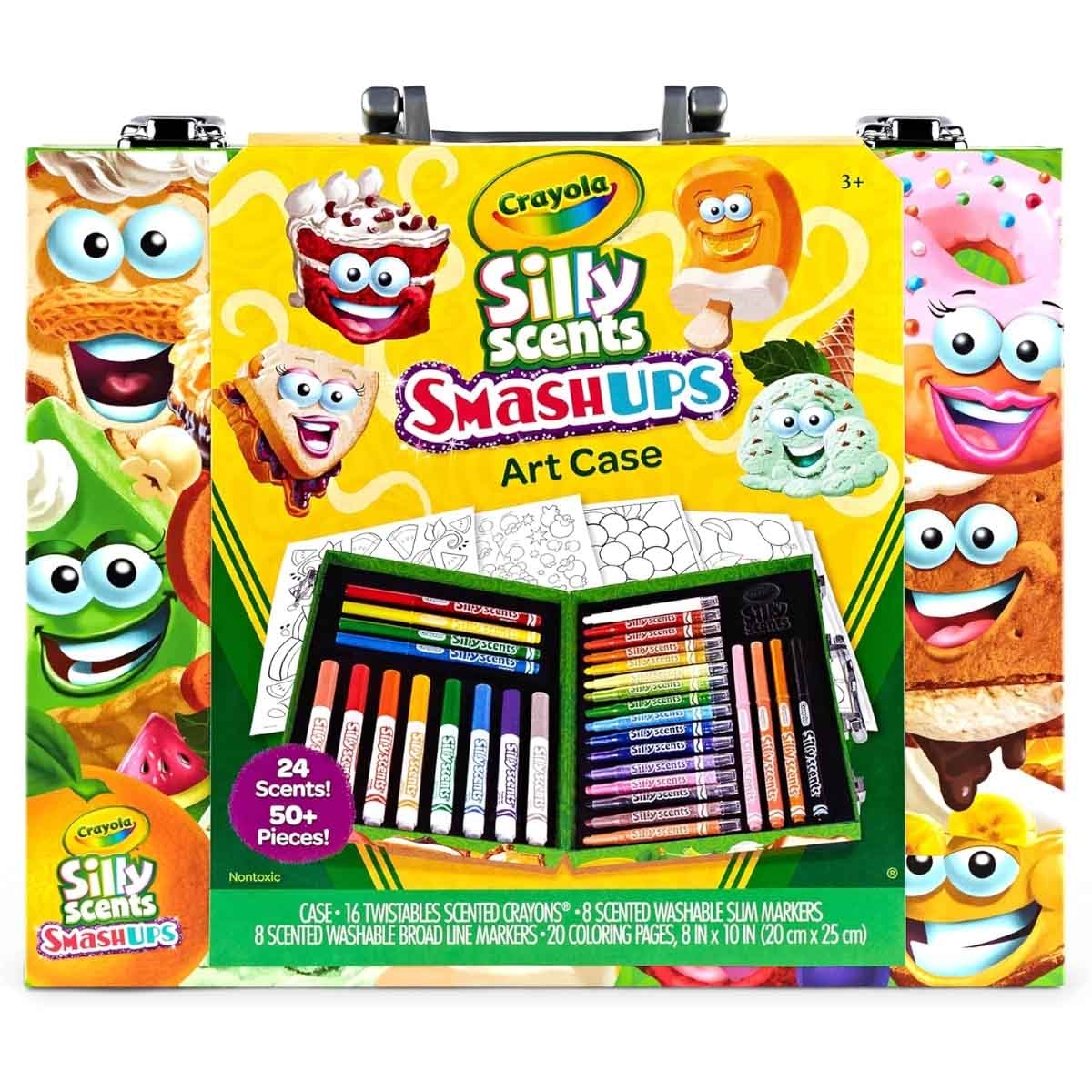 Crayola Mini Art Case with Coloring & Activity Set & Crayons Bundle Pack Unisex, 3-4 Years