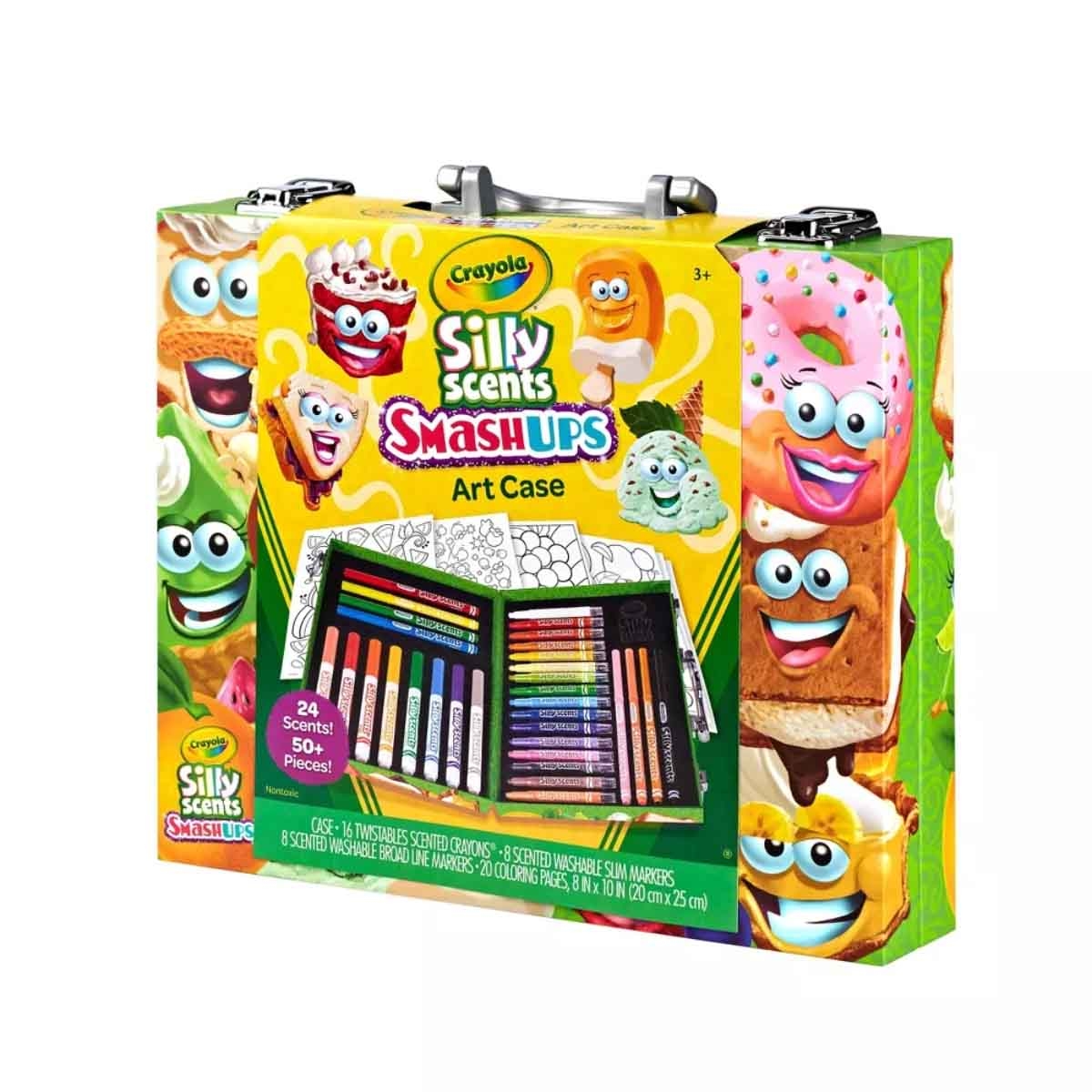 Crayola Mini Art Case with Coloring & Activity Set & Crayons Bundle Pack Unisex, 3-4 Years