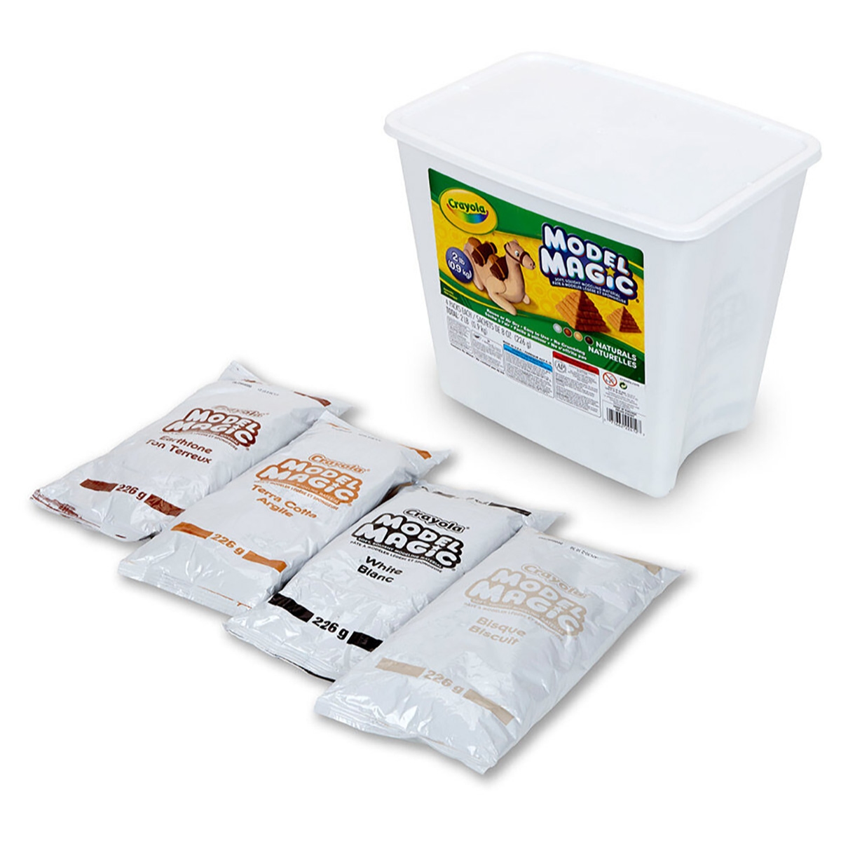 Crayola Model Magic Natural Colors Modeling Compound Unisex, 3-4 Years