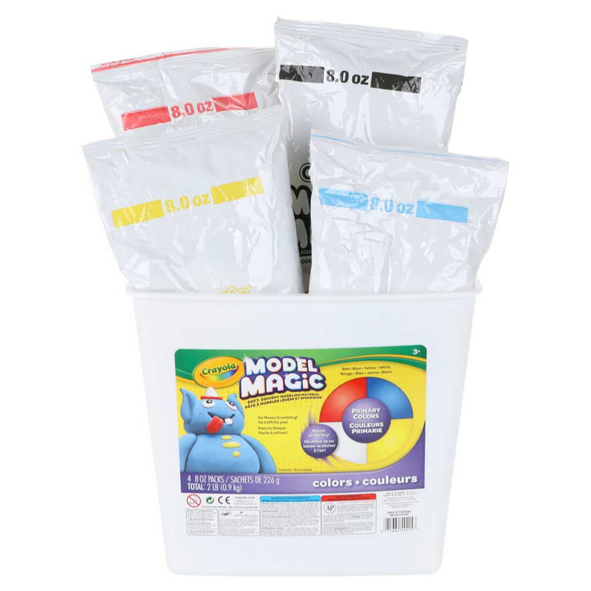 Crayola Model Magic Primary Colors Modeling Compound Unisex, 3-4 Years