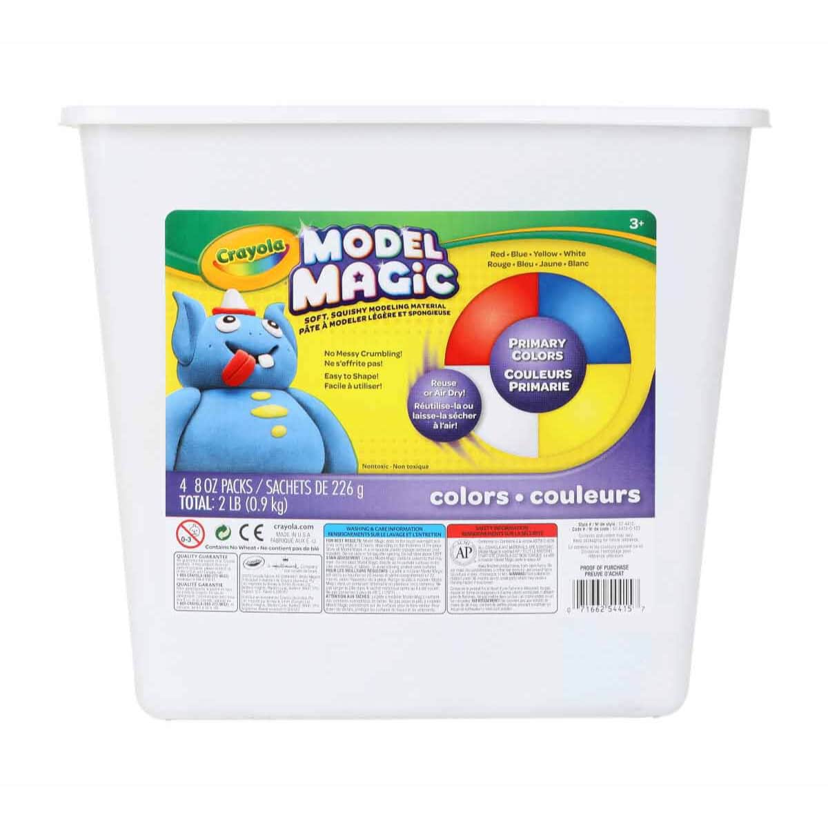 Crayola Model Magic Primary Colors Modeling Compound Unisex, 3-4 Years