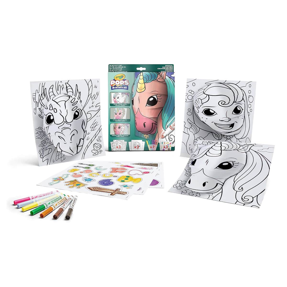 Crayola Mystical Pops Color & Activity Set Unisex, 3-4 Years