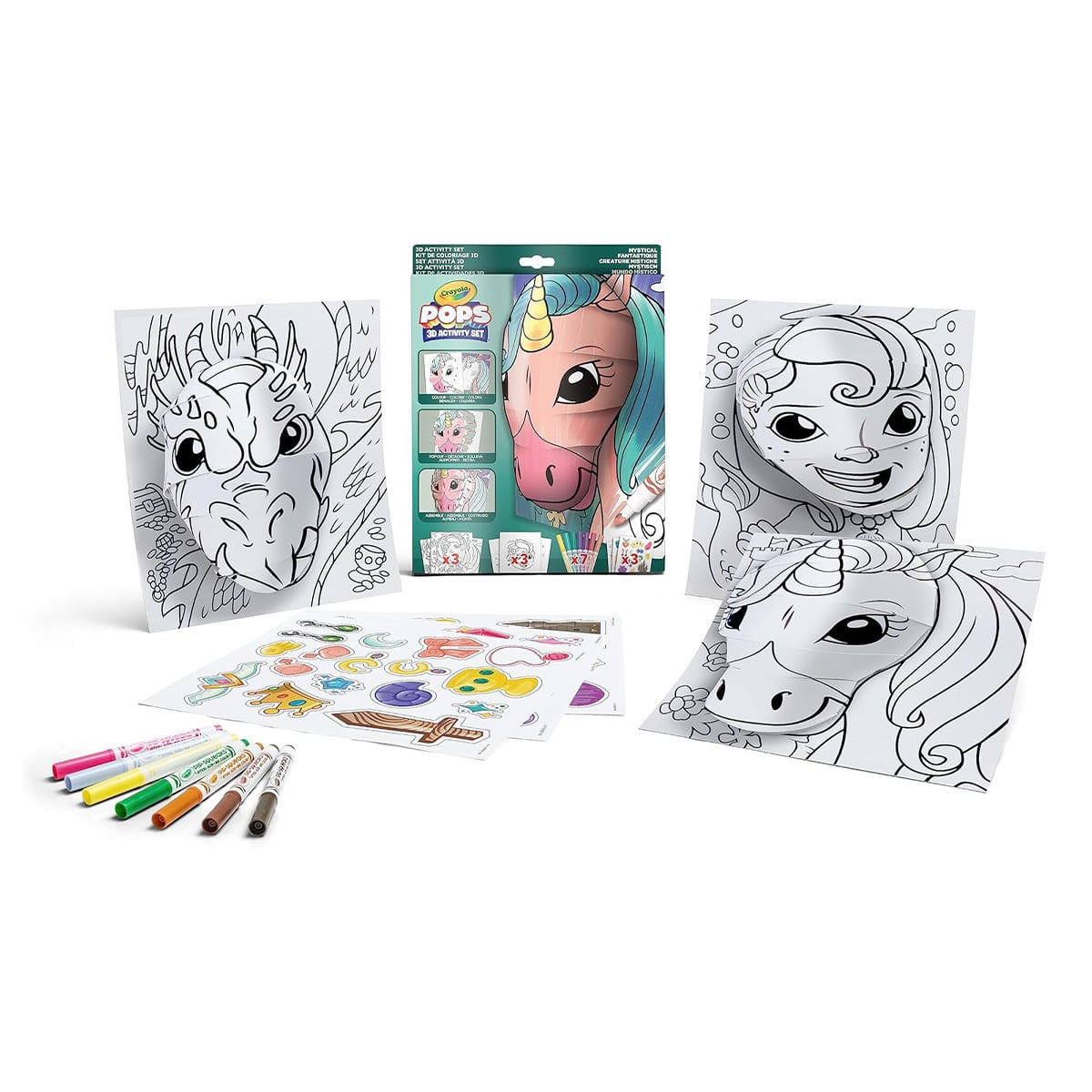 Crayola Mystical Pops Color & Activity Set Unisex, 3-4 Years
