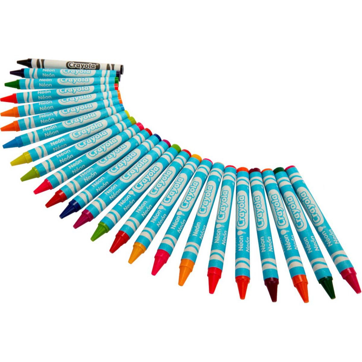 Crayola 5229980000 Neon Crayons Unisex, 3-4 Years, Pack of 24