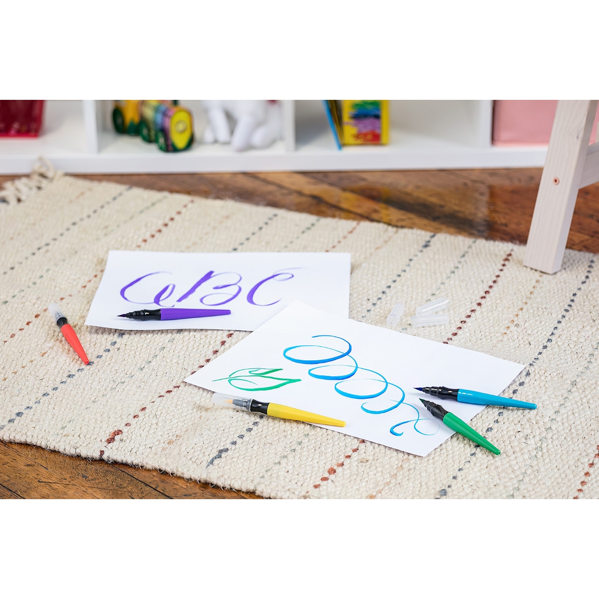 Crayola No Drip Washable Paint Brush Pens Unisex, 3-4 Years, Pack of 40