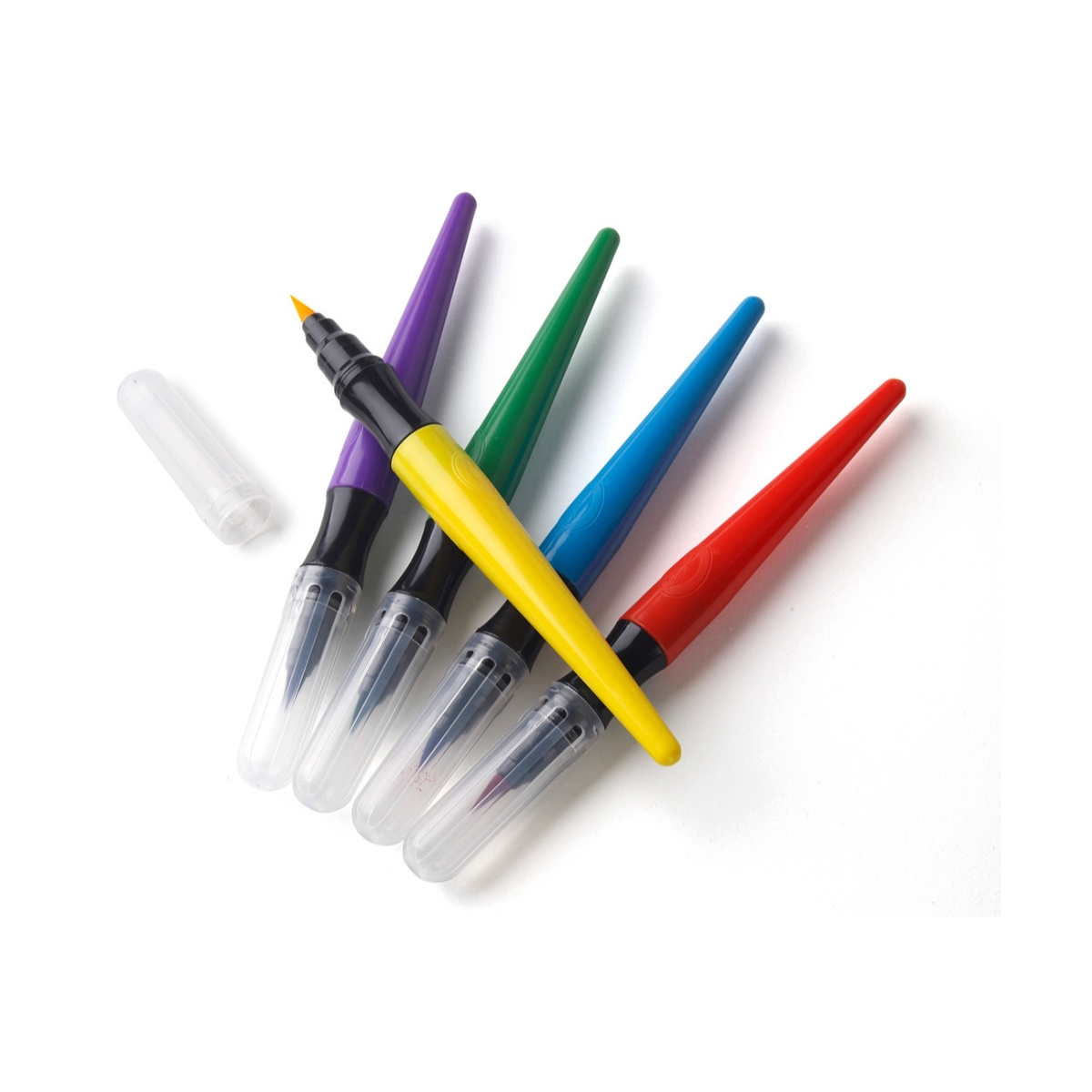 Crayola No Drip Washable Paint Brush Pens Unisex, 3-4 Years, Pack of 40