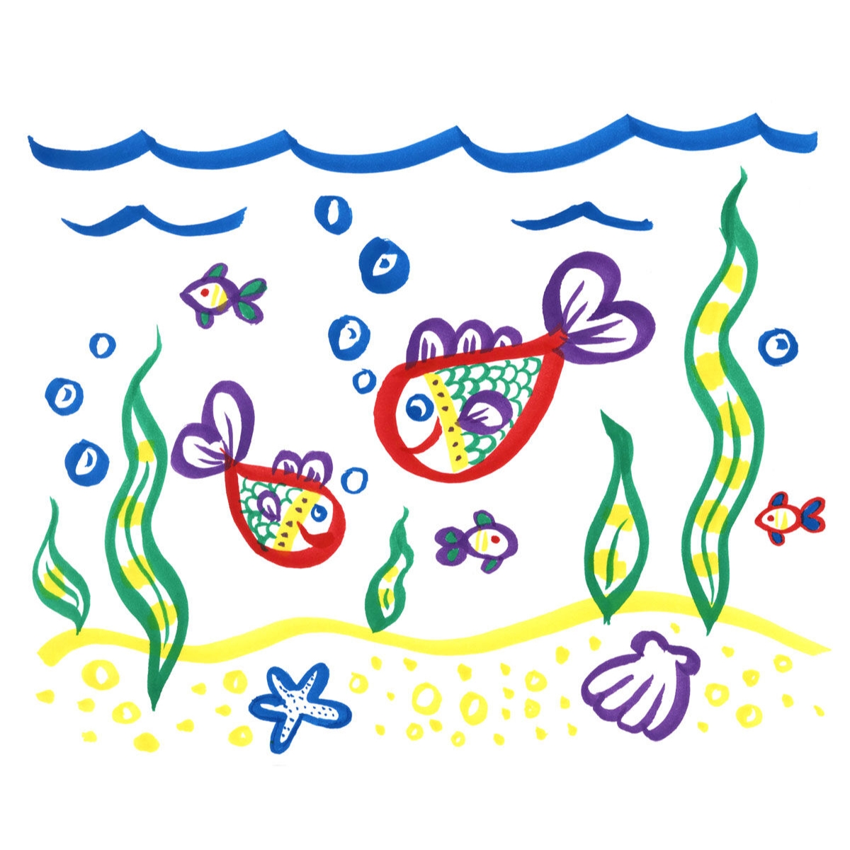 Crayola No Drip Washable Paint Brush Pens Unisex, 3-4 Years, Pack of 40