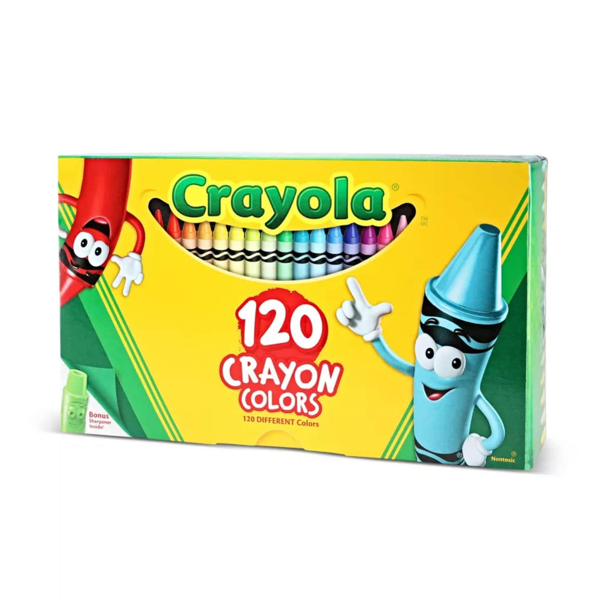 Crayola Non-Toxic Crayons Unisex, 5-7 Years, Pack of 120