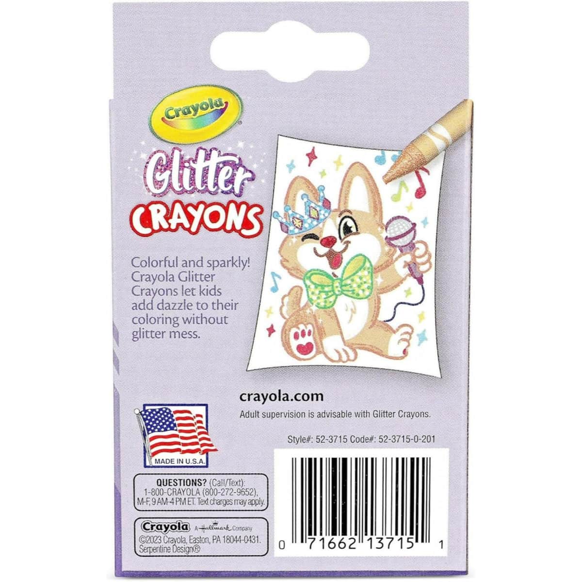 Crayola Art with Edge Jungle Animal Colouring Book with Glitter Crayons Combo Pack