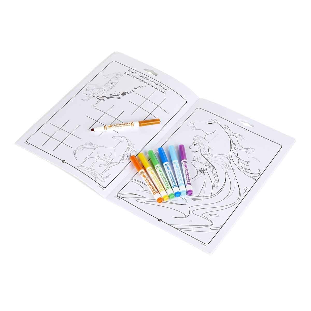 Crayola Non-Toxic Large Crayons with Colouring Roll & Activity Set Bundle Pack Unisex, 3-4 Years