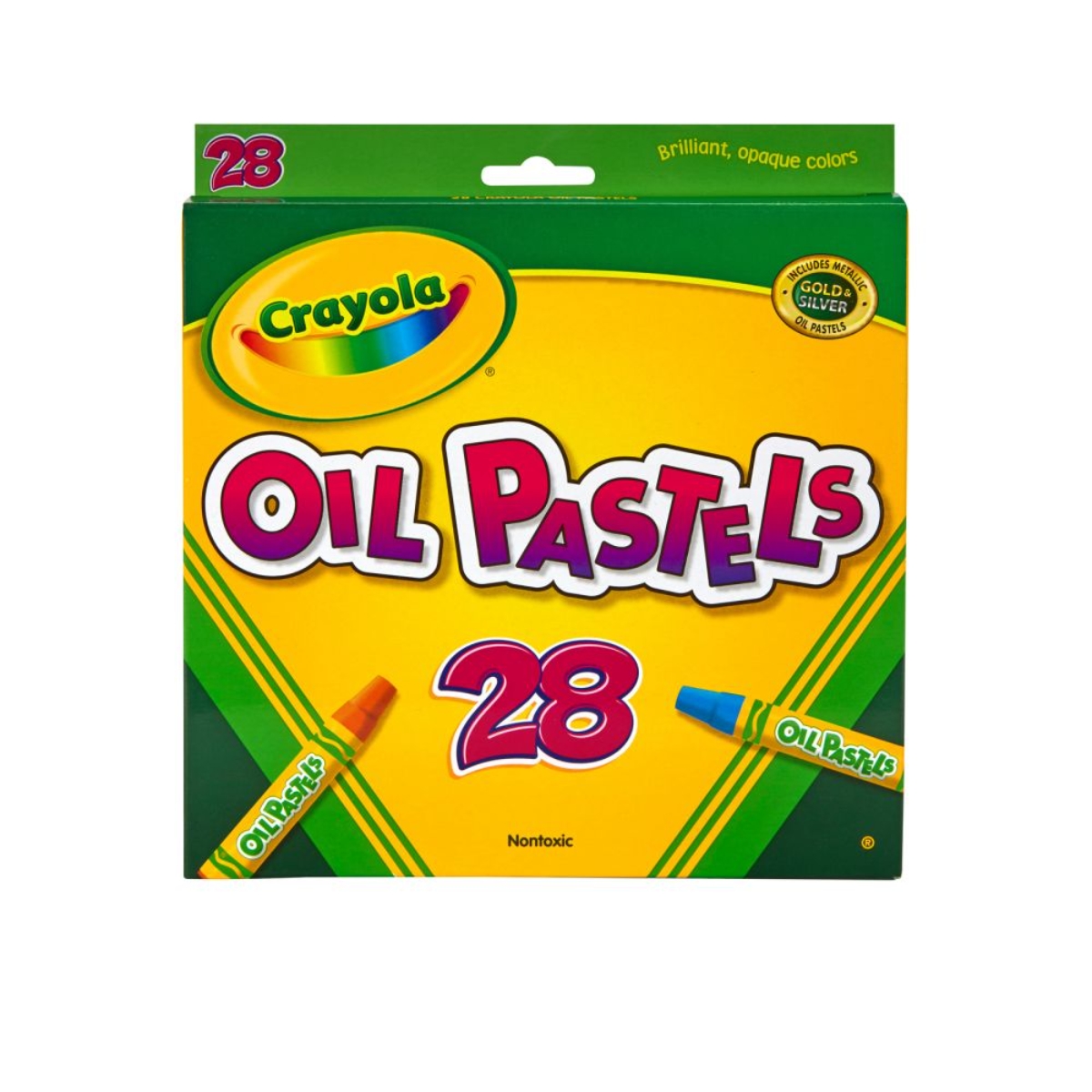 Crayola Non-Toxic Oil Pastels Unisex, 5-7 Years, Pack of 28