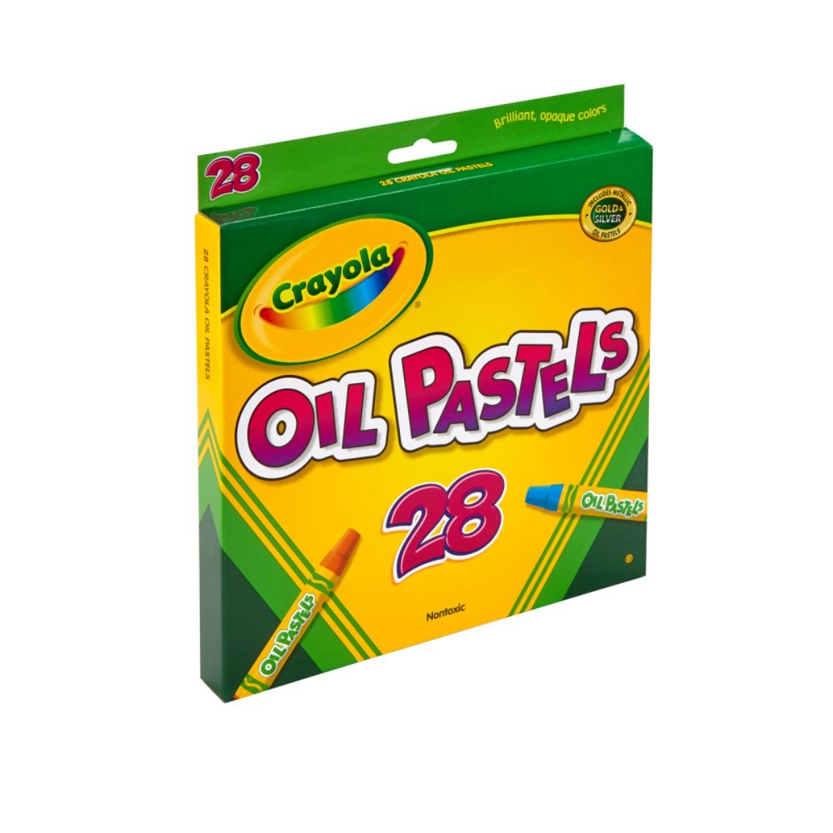 Crayola Non-Toxic Oil Pastels Unisex, 5-7 Years, Pack of 28