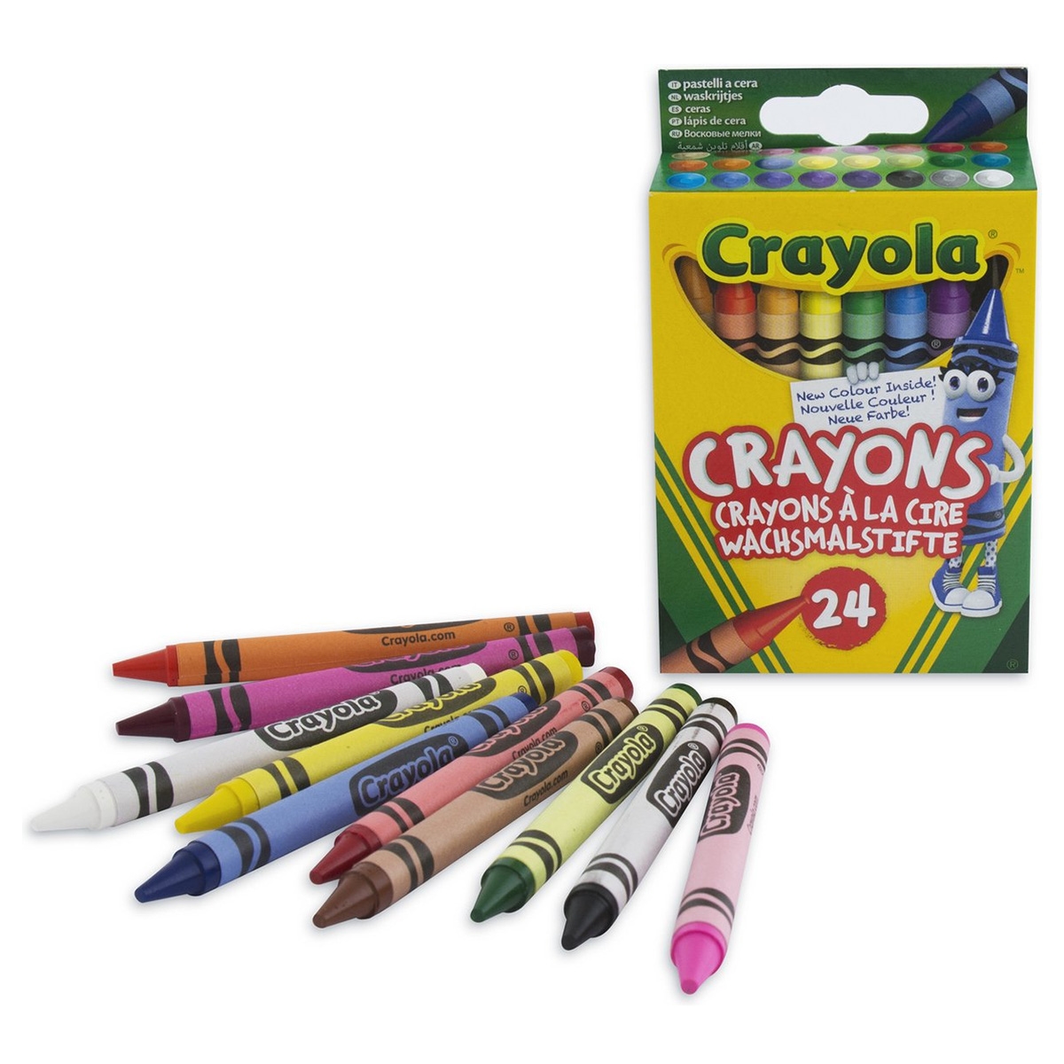 Crayola Non-Toxic Peggable Crayons Unisex, 3-4 Years, Pack of 24