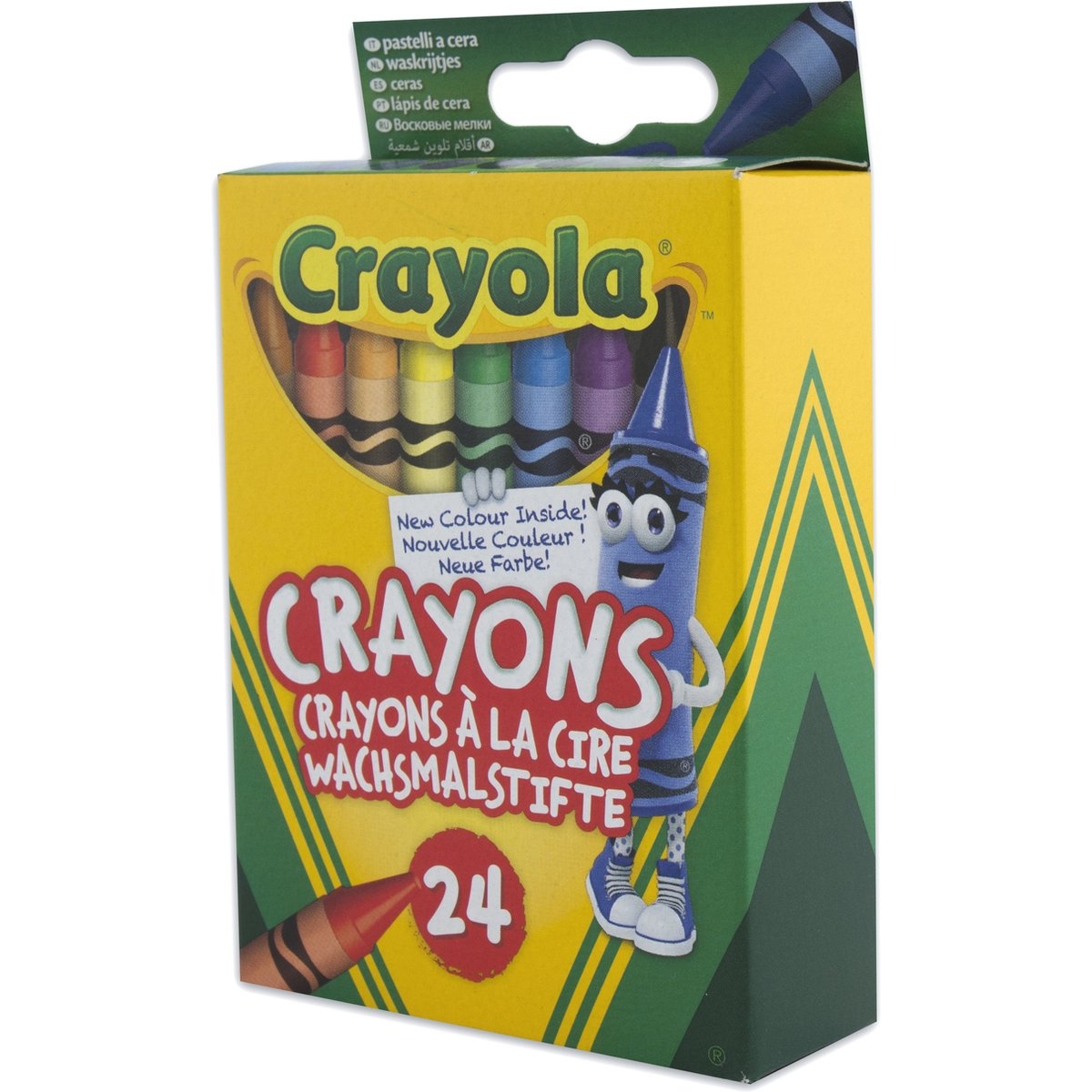 Crayola Non-Toxic Peggable Crayons Unisex, 3-4 Years, Pack of 24