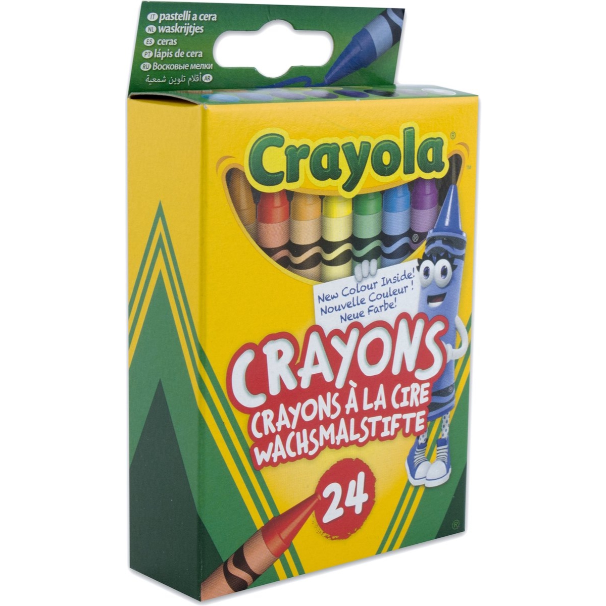 Crayola Non-Toxic Peggable Crayons Unisex, 3-4 Years, Pack of 24