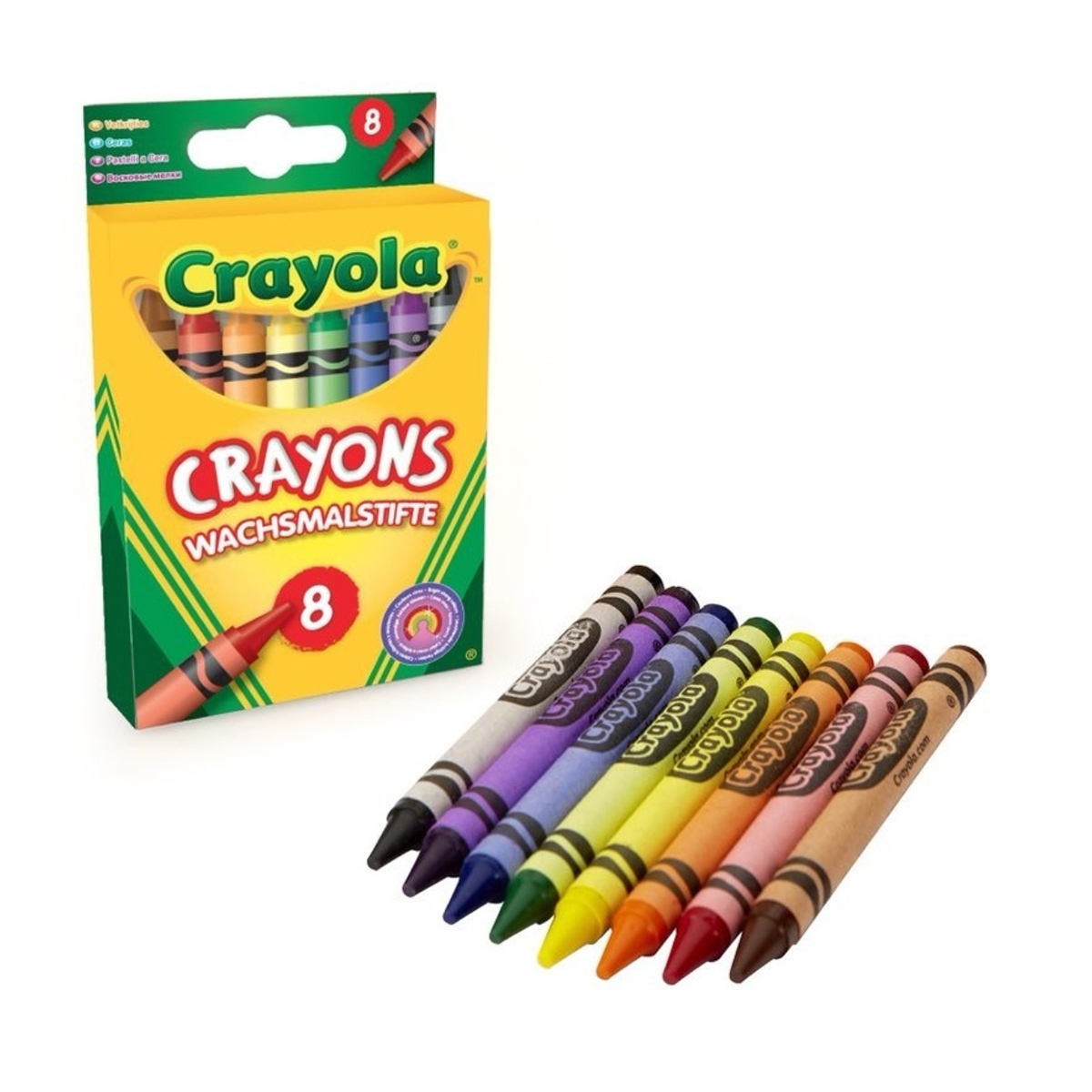 Crayola Non-Toxic Peggable Crayons Unisex, 3-4 Years, Pack of 8