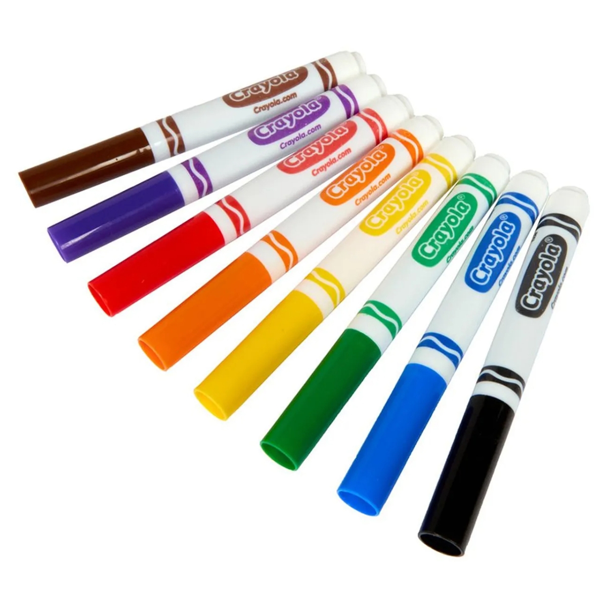 Crayola Non-Washable Classic Colors Broad Line Markers Unisex, 3-4 Years, Pack of 8