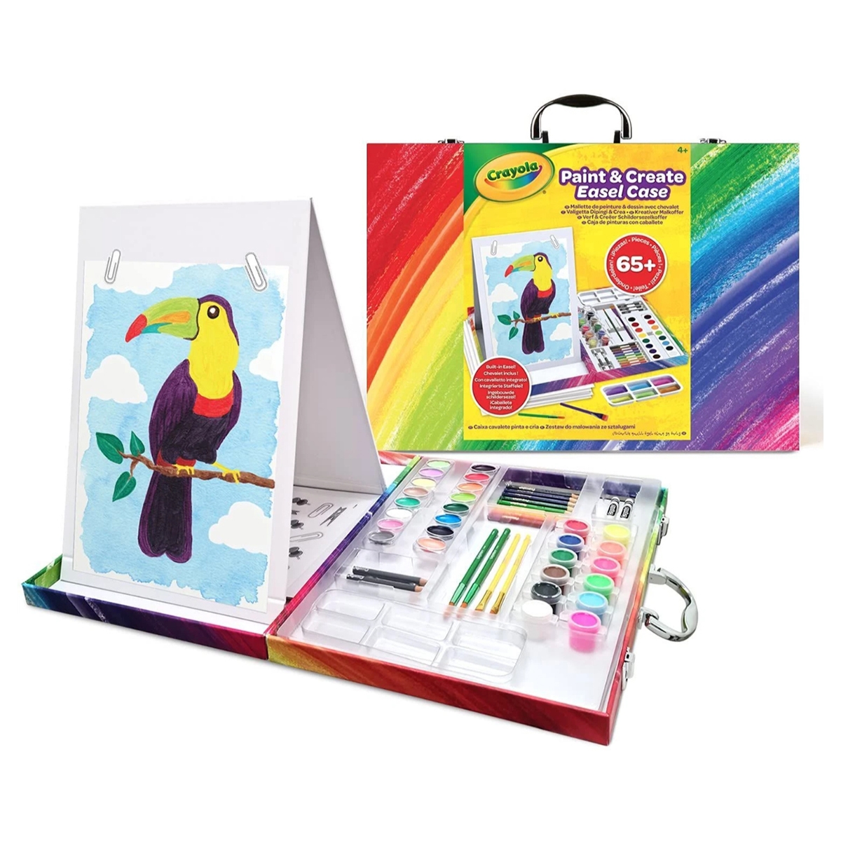 Crayola Paint & Create Easel Case Unisex, 3-4 Years