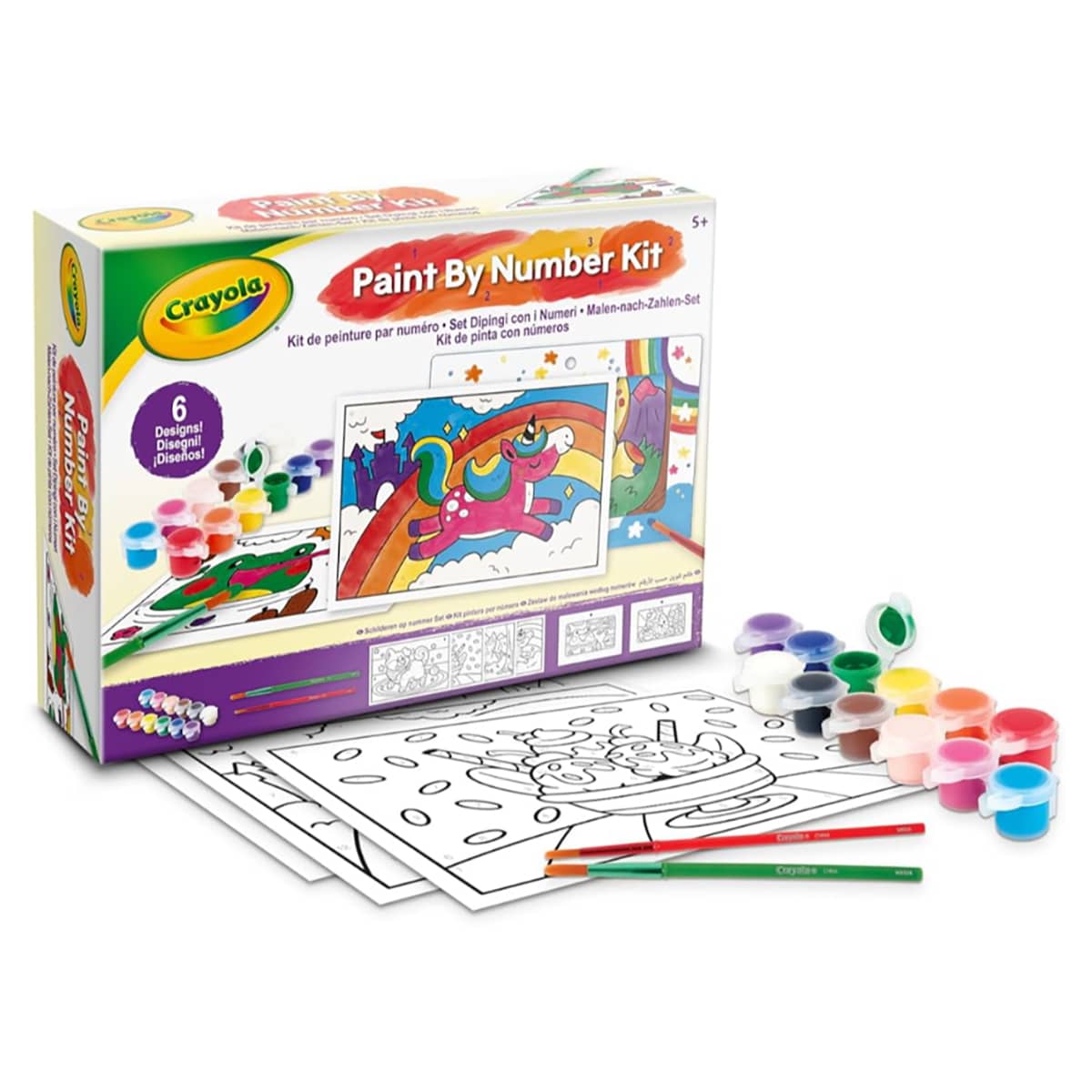 Crayola Paint By Number Kit Unisex, 5-7 Years