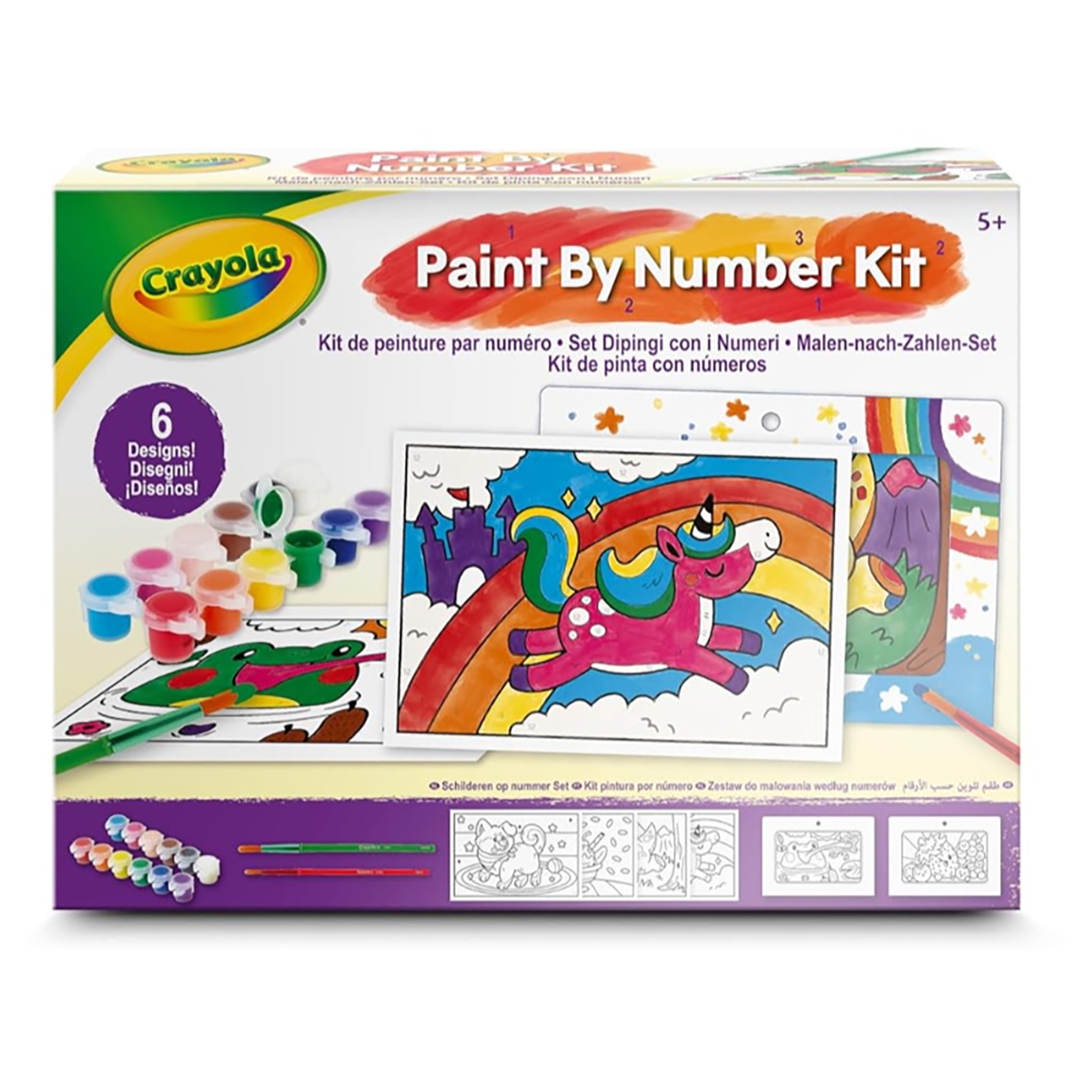 كريولا مجموعة الرسم بالأرقام للجنسين، 5-7 سنوات