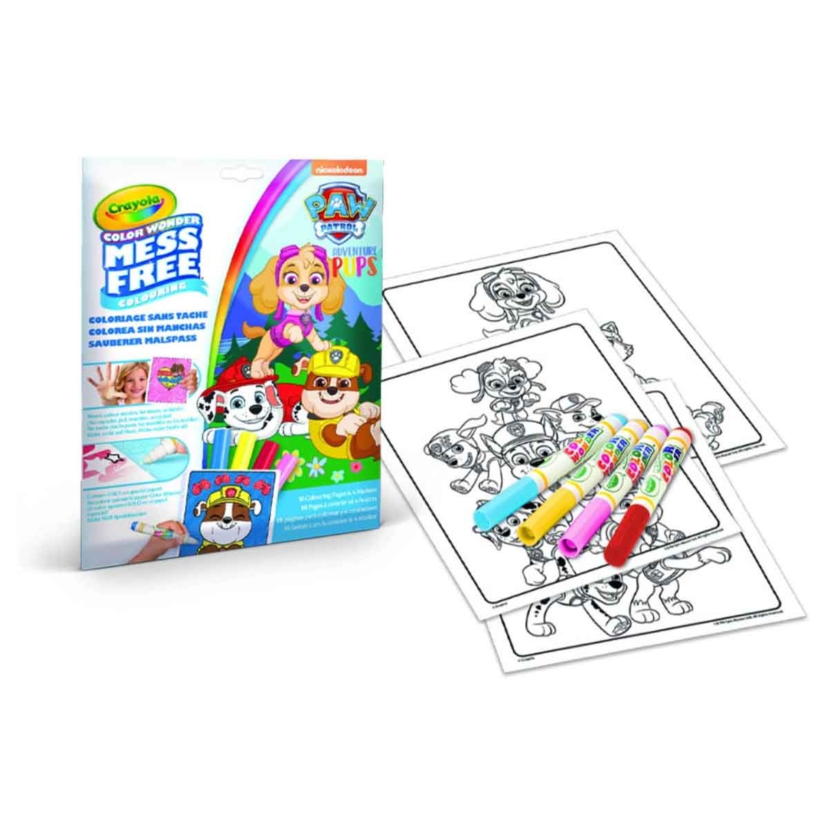 كرايولا مجموعة أقلام مسكة راحة اليد وأقلام شمعية غير سامة مع ألوان مائية وكتاب تلوين مجموعة، للجنسين، 3-4 سنوات