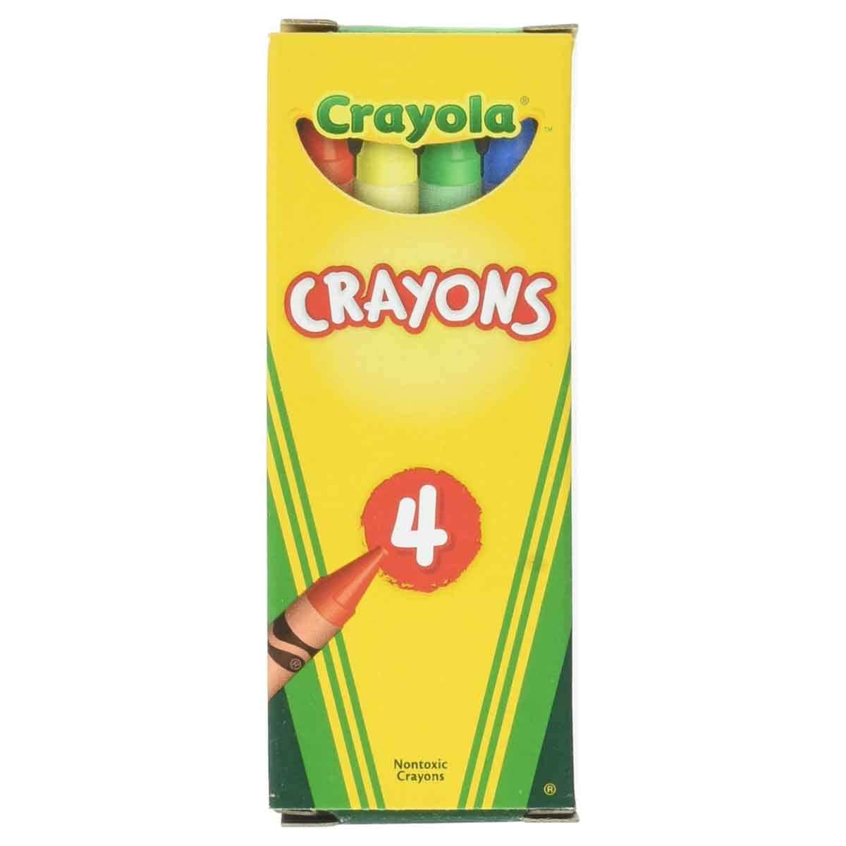 Crayola Party Favor Crayons Unisex, 3-4 Years, Pack of 4