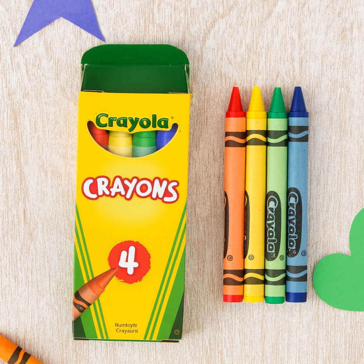 Crayola Party Favor Crayons Unisex, 3-4 Years, Pack of 4