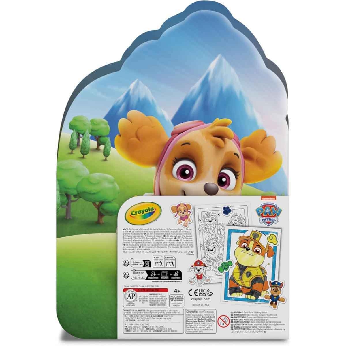 Crayola Paw Patrol & Pokemon Sticker & Colouring Bundle Pack Unisex, 5-7 Years