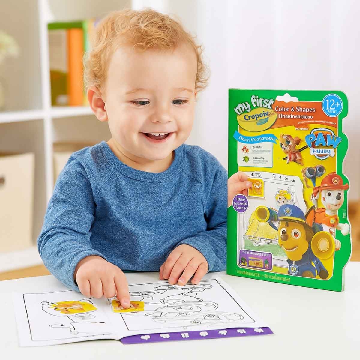 Crayola Paw Patrol My First Color & Shapes Sticker Activity Set Toddler, 0-2 Years