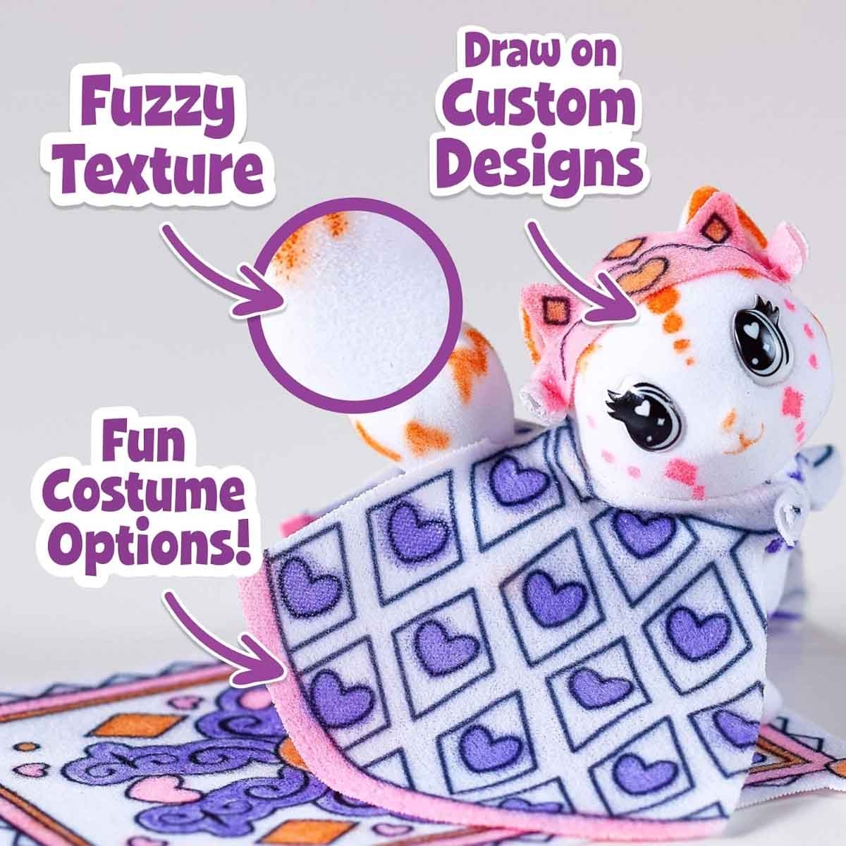 Crayola Pets Scribble Scrubbie & Creations Fashion Sketch Set Bundle Pack Unisex, 8-10 Years