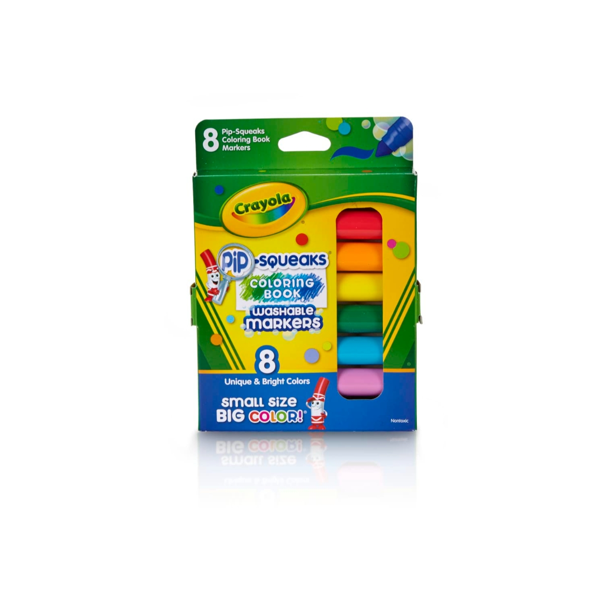 Crayola Pip Squeaks Washable Markers Unisex, 3-4 Years, Pack of 8