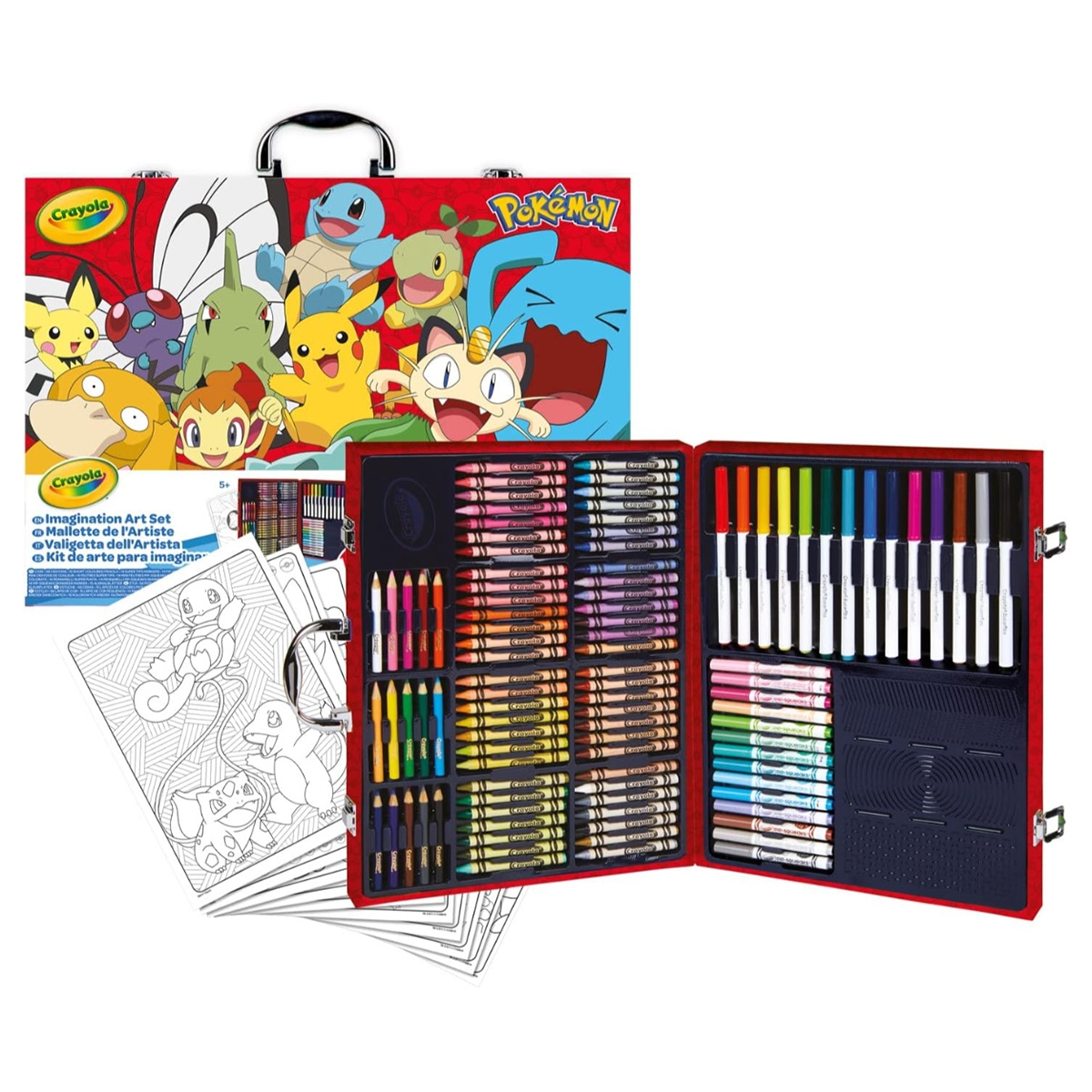 Crayola Pokemon Artist Briefcase Unisex, 3-4 Years