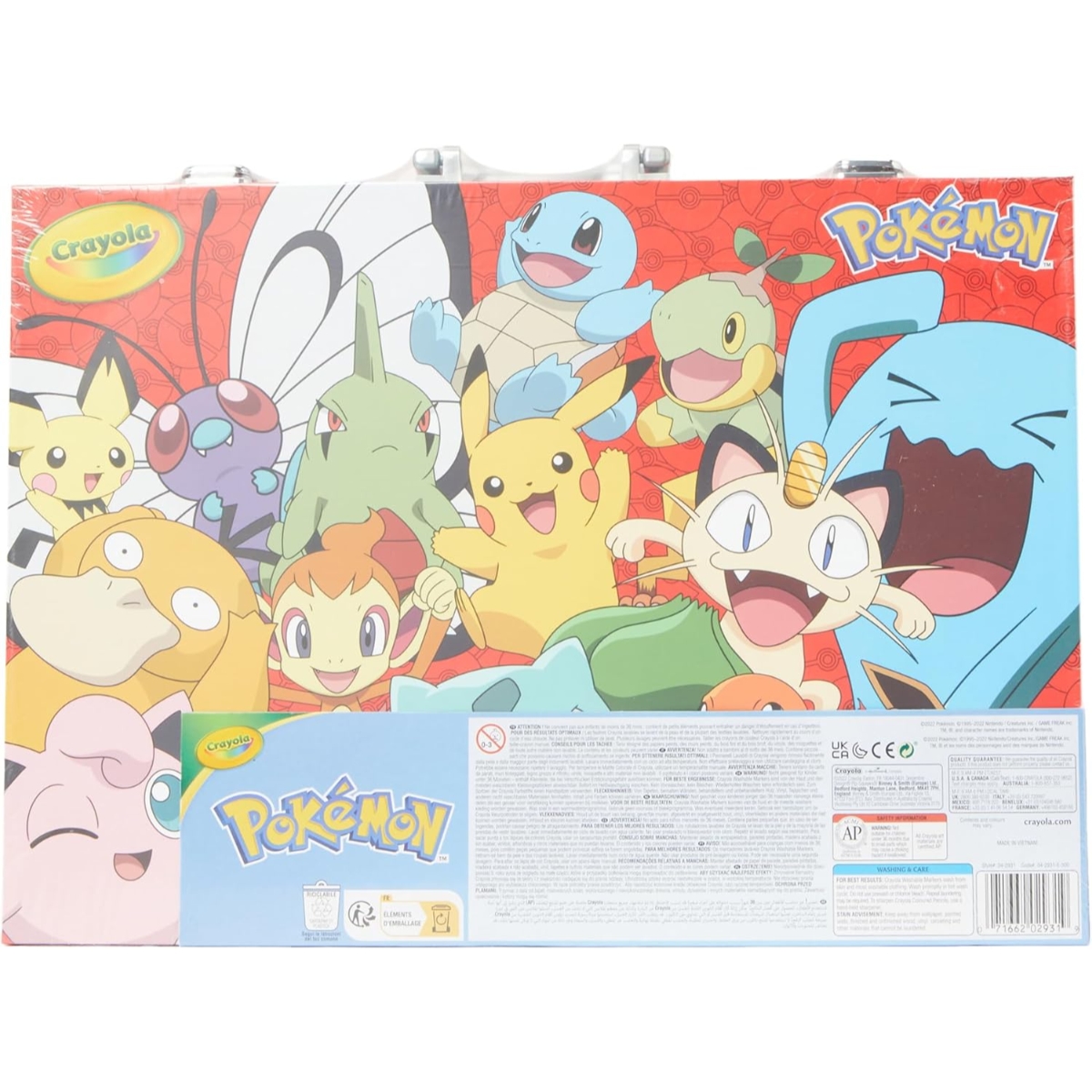 Crayola Pokemon Artist Briefcase Unisex, 3-4 Years