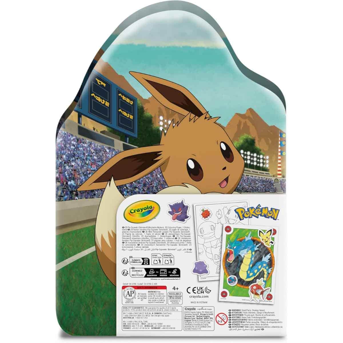 Crayola Pokemon Sticker & Colouring Set Unisex, 5-7 Years